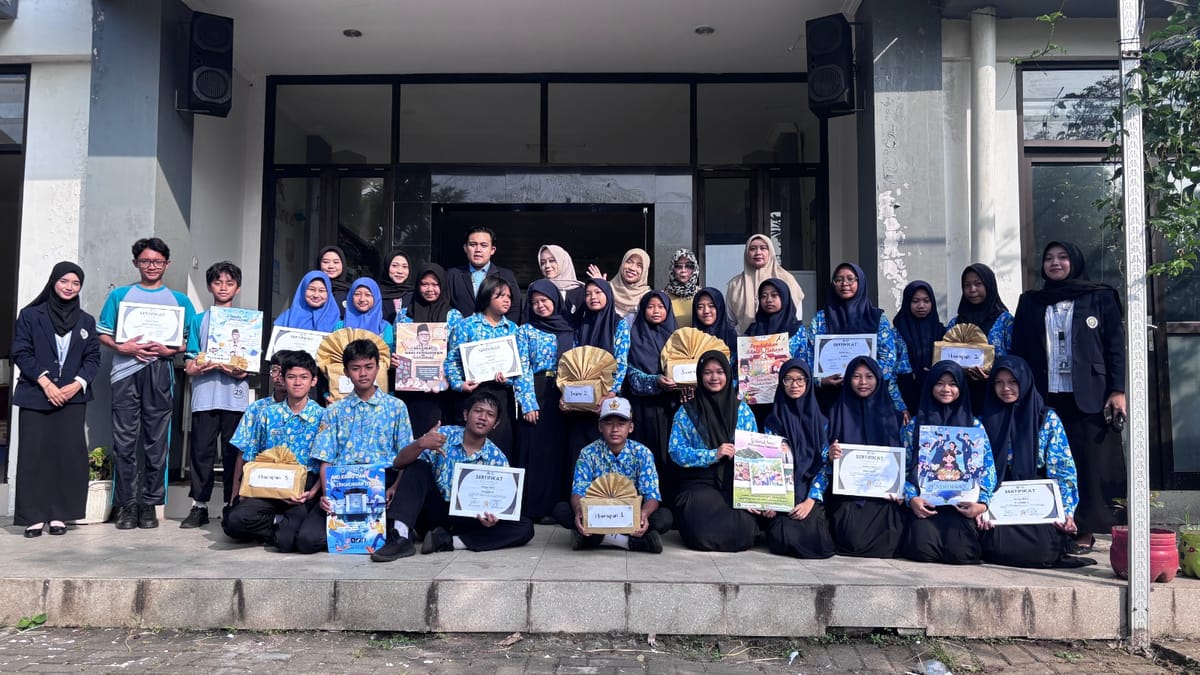 Tingkatkan Ekspresi Visual Siswa, Mahasiswa Asistensi  Mengajar Universitas Negeri Malang Selenggarakan Lomba  Poster CAPAI 2026