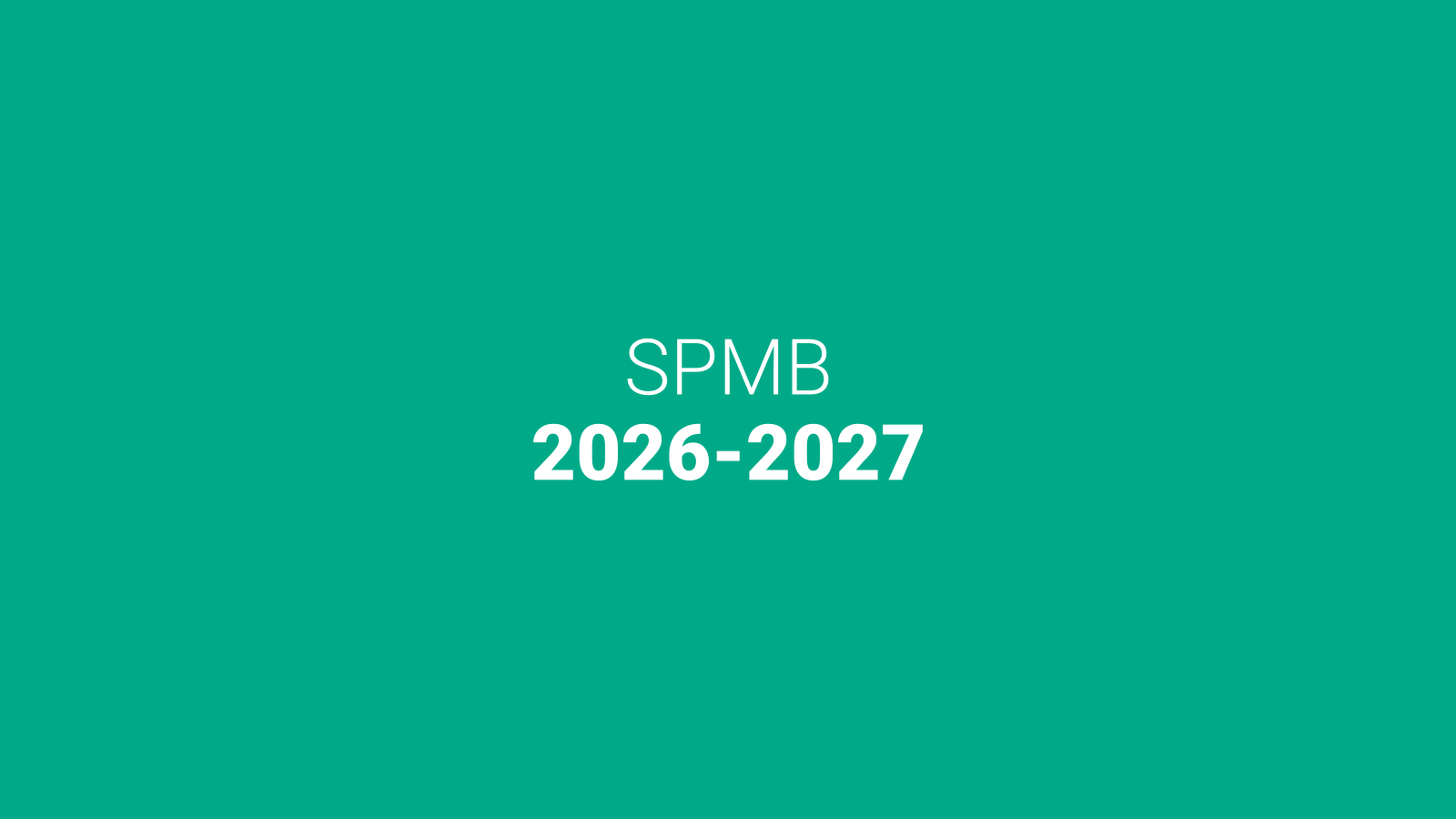 Hasil SPMB 2026-2027 Tahap 2