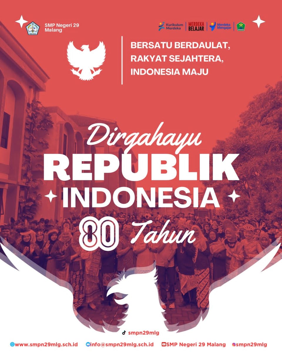 Hari Kemerdekaan Republik Indonesia Ke-80 "Bersatu, Berdaulat, Rakyat Sejahtera, Indonesia Maju"